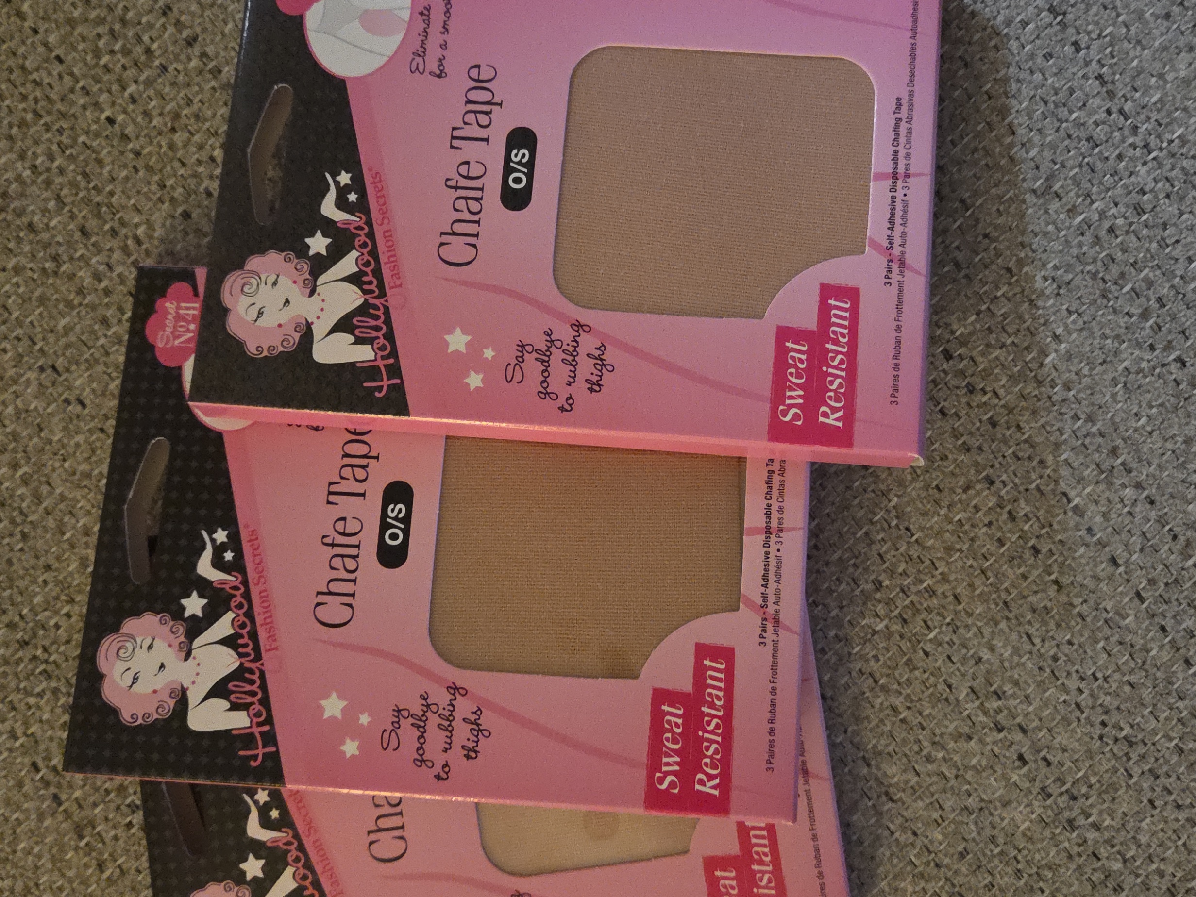 Hollywood Fashion Secrets Chafe Tape  Brown OS